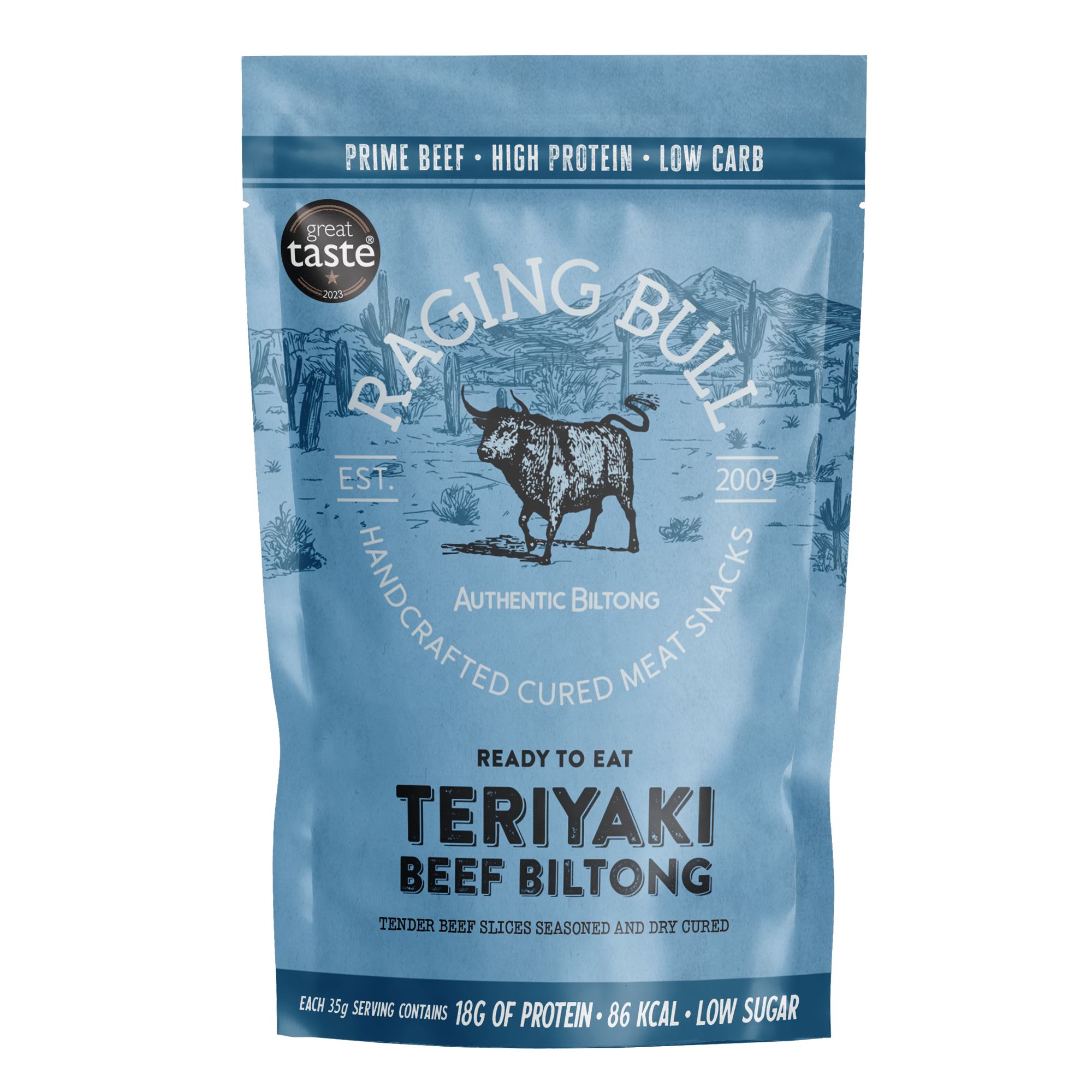 Raging Bull Teriyaki Biltong 250g