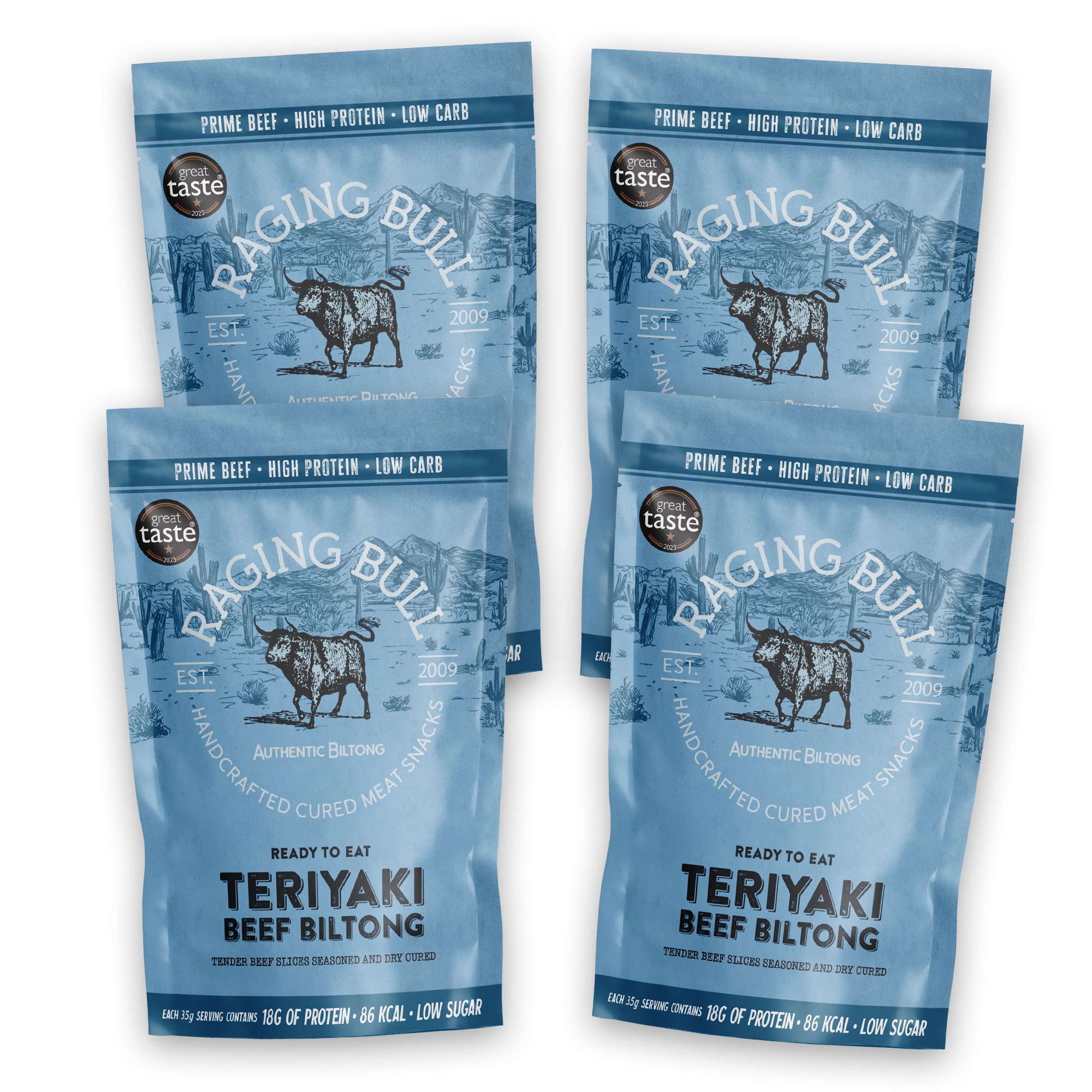 Raging Bull Teriyaki Biltong 1kg